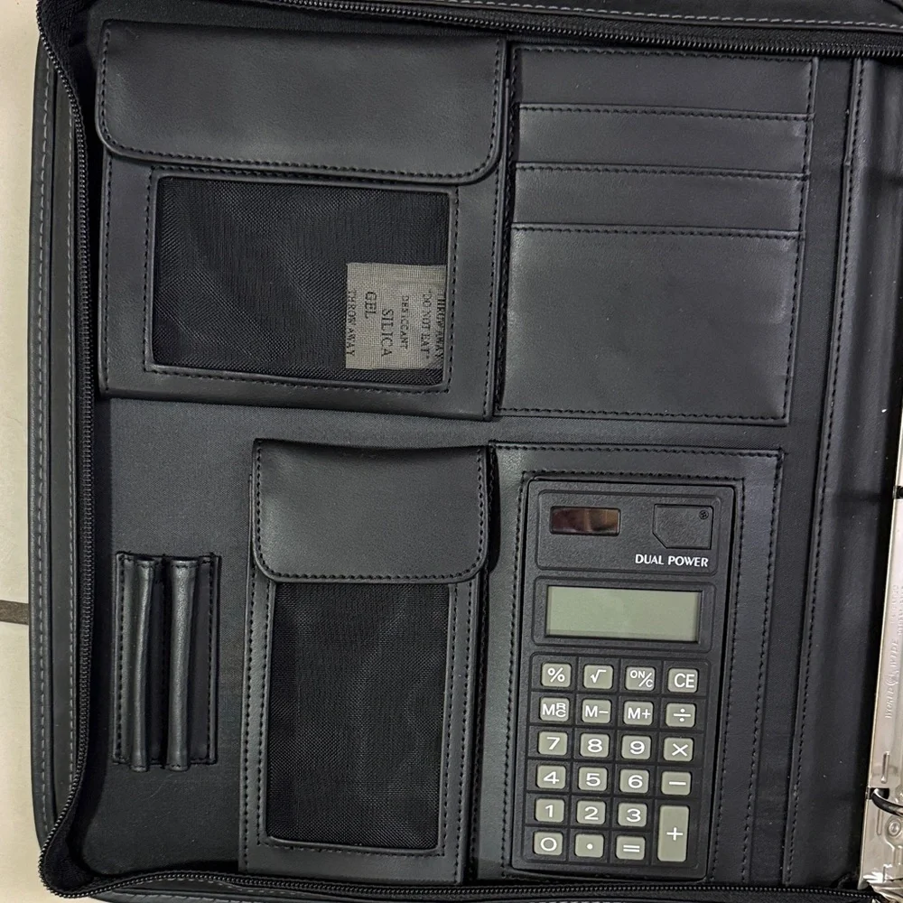 Black Leather Men's Bag